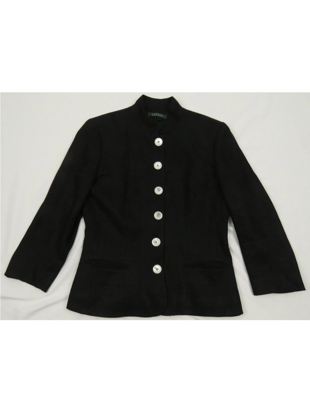NWOT Lauren Ralph Lauren LRL 100% Linen 6 Button Blazer Coat Jacket 4